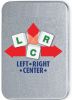 Left Right Center Game in Metal Tin